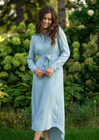 Hazel Chambray Long Sleeve Dress 2XL