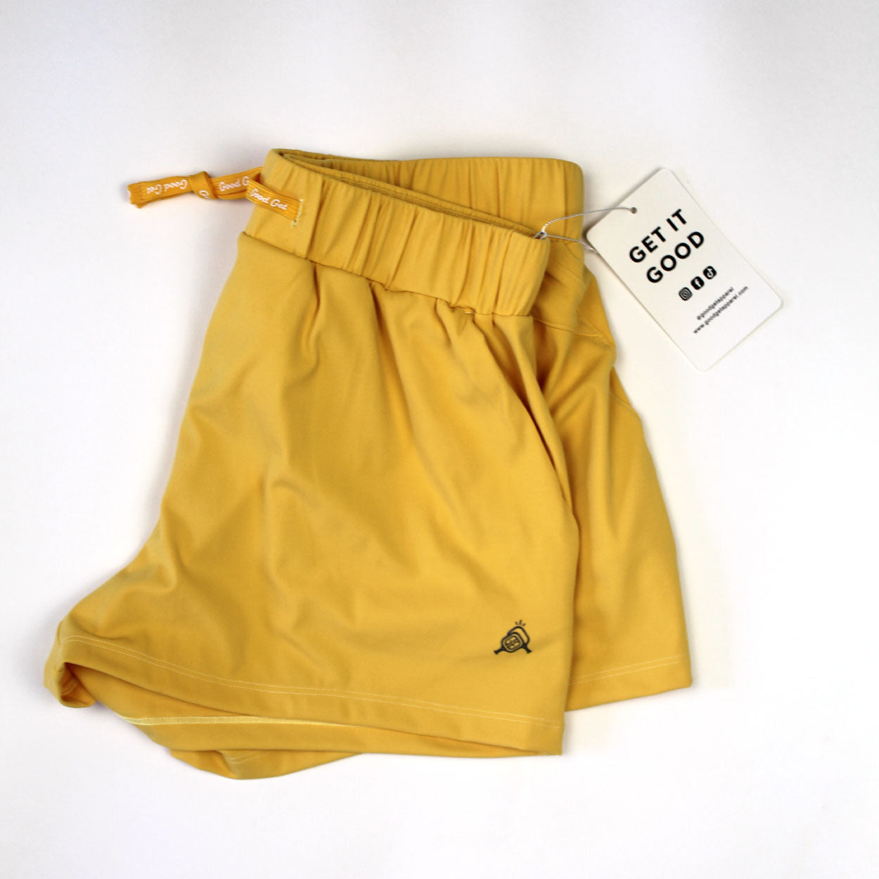 Carpe Dink'em Pickleball Shorts Lemon Squeezy