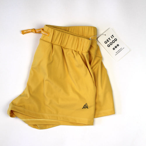 Carpe Dink'em Pickleball Shorts Lemon Squeezy