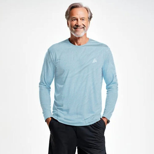 AeroBliss Performance Long Sleeve T-shirt Light Blue