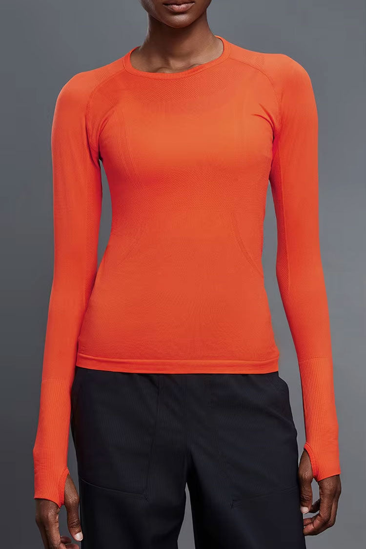 BTR Active Seamless Baselayer Hot Orange