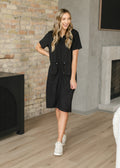 Scout Athletic Midi Dress Black Heather