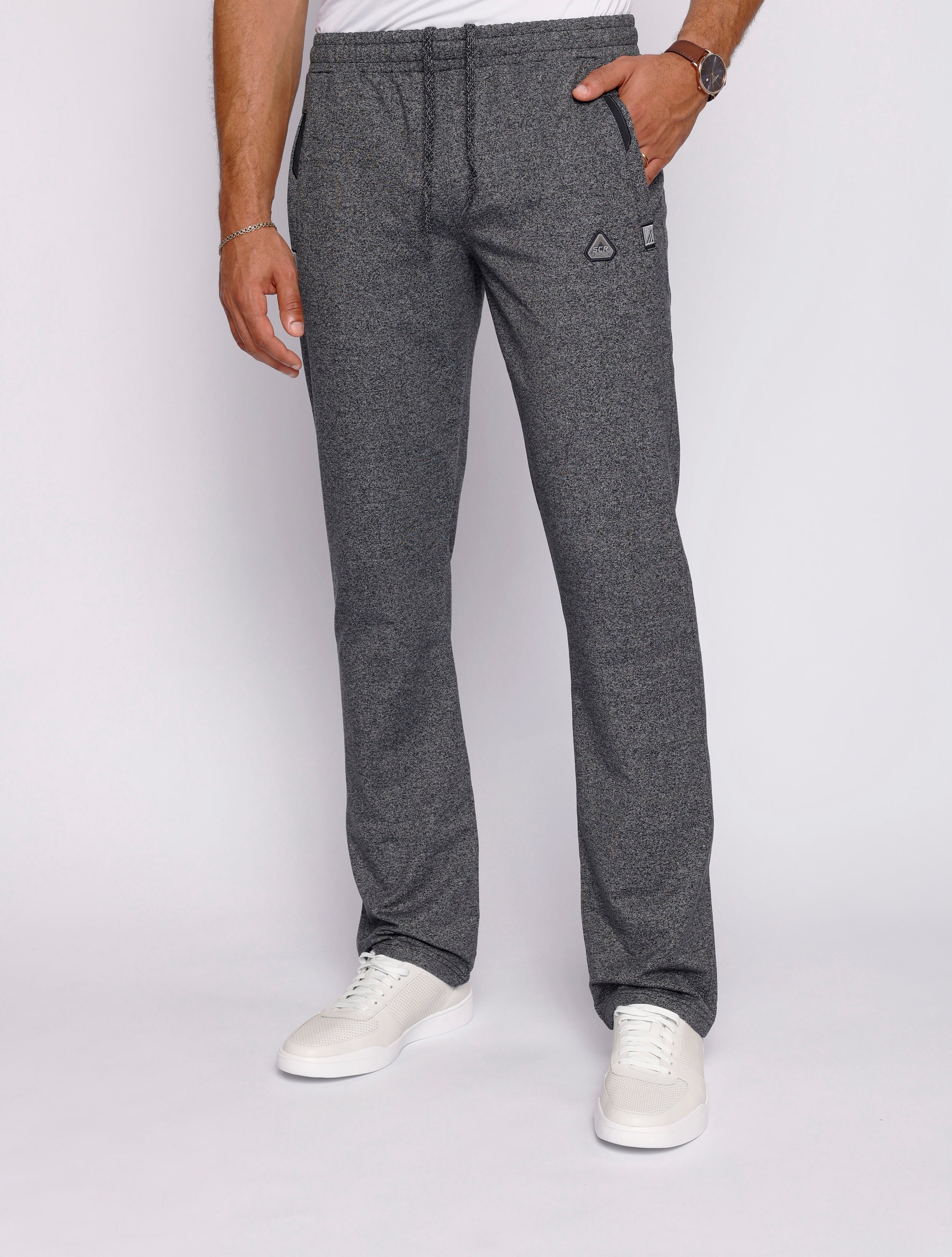 All-Day Comfort Athletic Sweatpants - Straight (Regular and Big Fit) Heather Grey