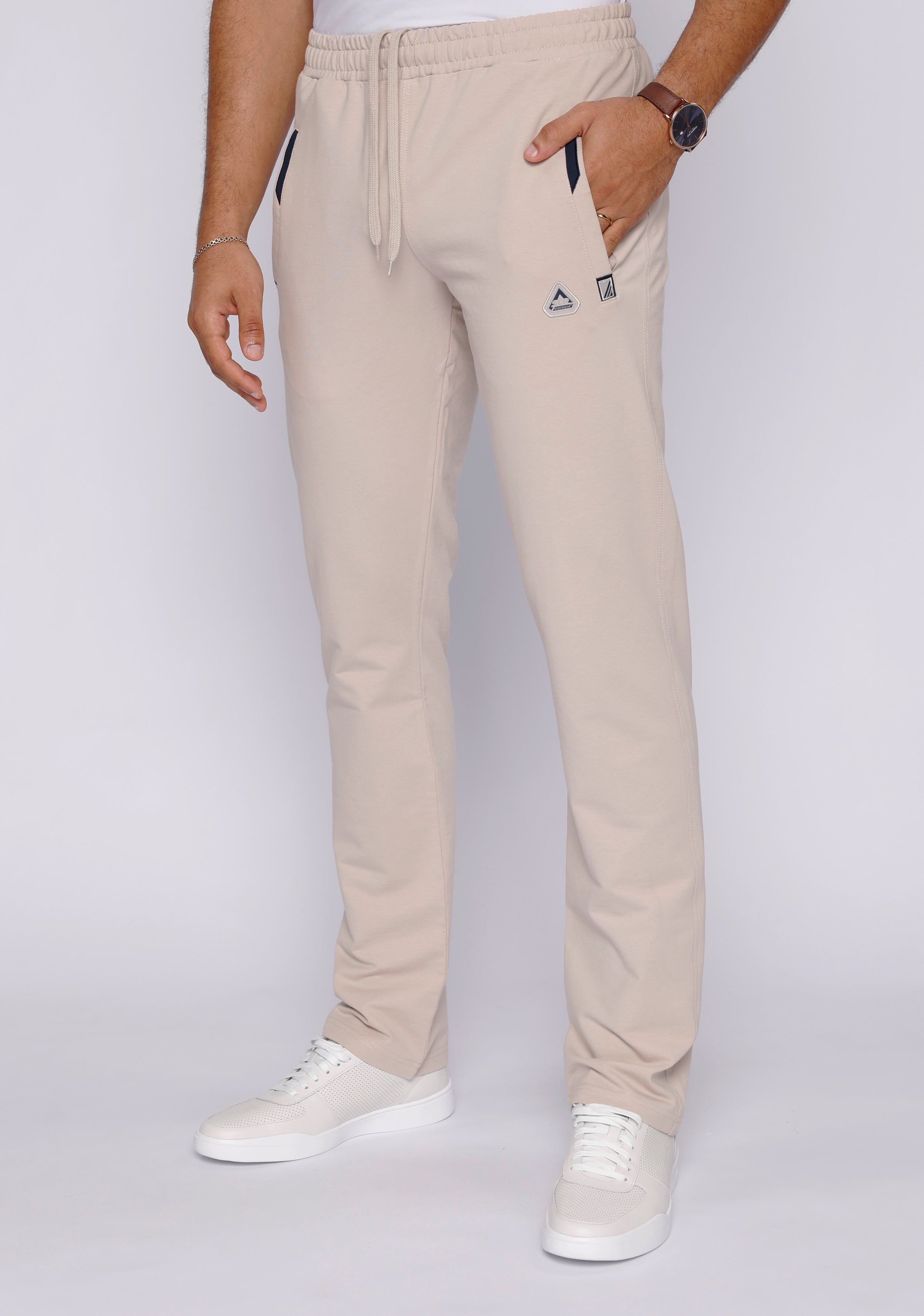 All-Day Comfort Men's Athletic Sweatpants - Straight (Big & Tall Fit) X-Large(35-37"Waist) Dark Beige